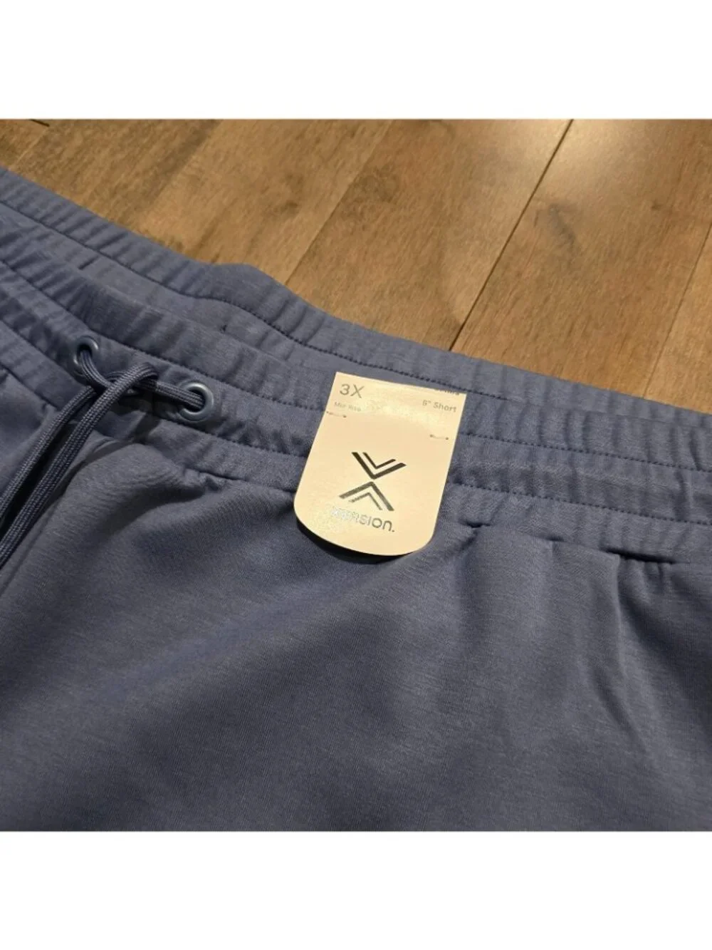 Xersion Womens Periwinkle Blue Athletic Shorts 5" Mid-Rise 3x - Picture 4 of 8